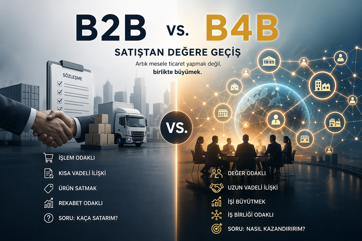 B2B ve B4B nedir? Farklılıkları ve İş Dünyasındaki Önemi
